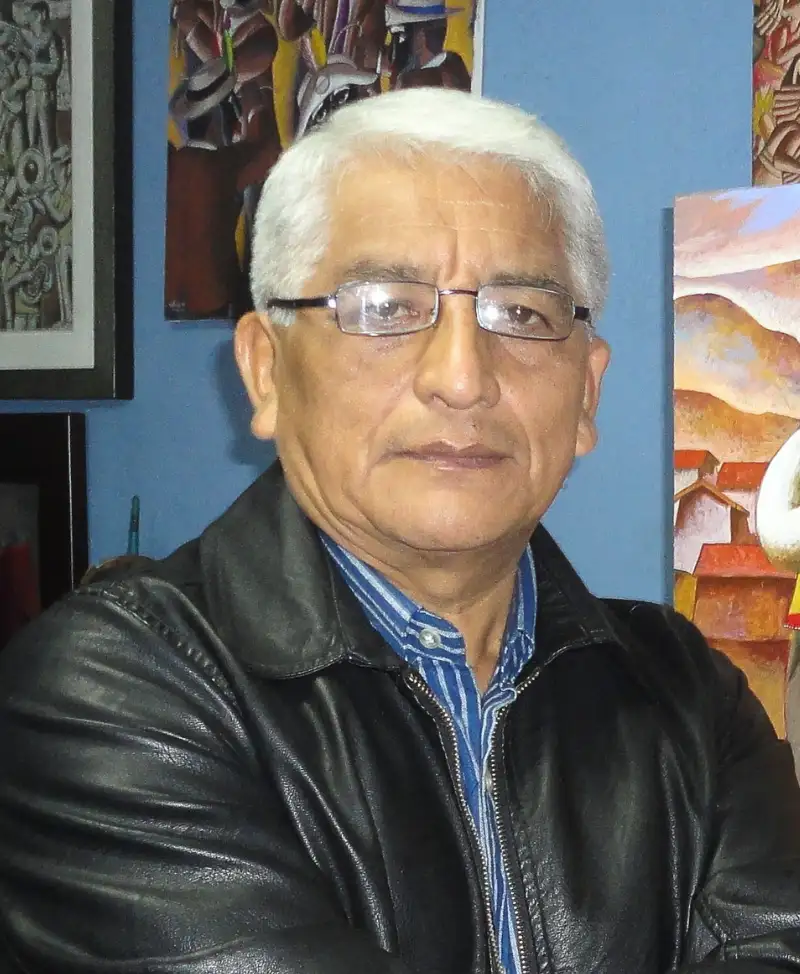 El artista en 2024, a los 69 abriles.