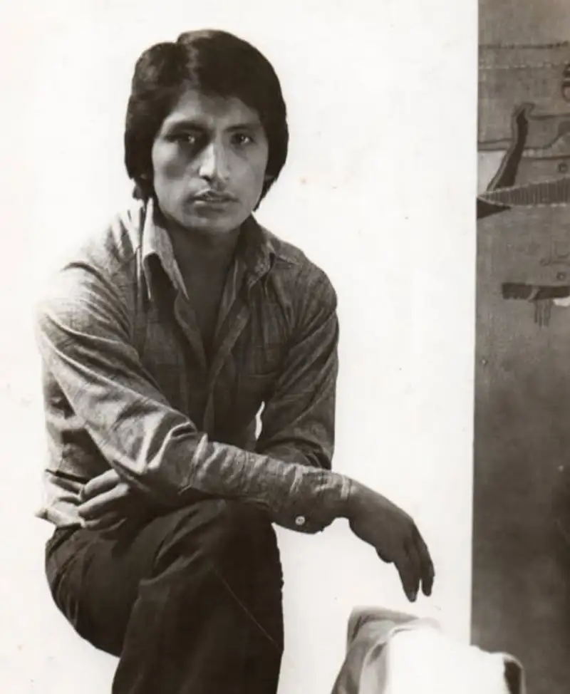 Víctor Salvo en los inicios en el taller de Rímac, en 1979.